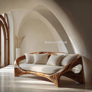 Organic Sculptural Sofa For Living Room Space
