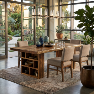 Modern Kitchen Table With Storage Cabinet