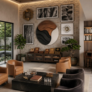 Modern Dimensional Wall Art For Contemporary Interior Design