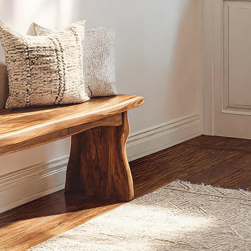 Handcrafted Seating Bench For Hallway Or Entryway