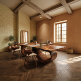 Contemporary Natural Edge Dining Table For Home Gathering