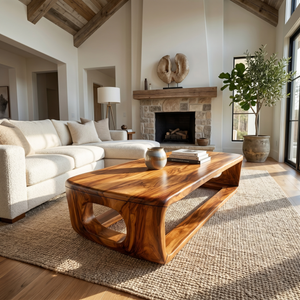 Luxury Storage Coffee Table For Lake House