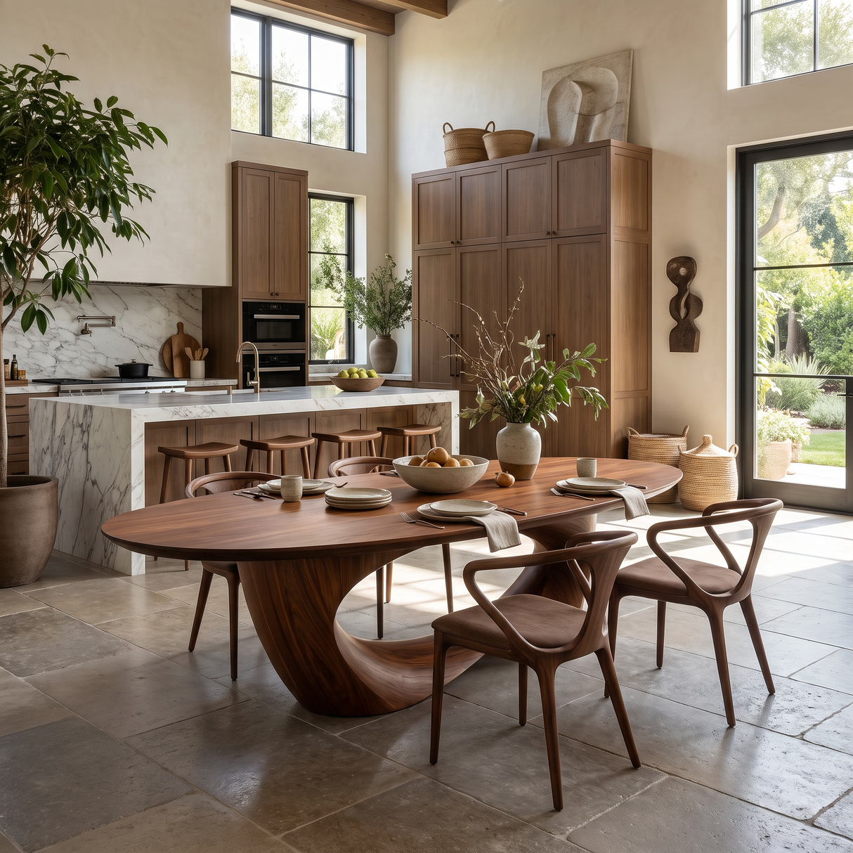 Handcrafted Dining Table For Unique Kitchen Decor
