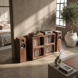 Modern Cube Record Storage Cabinet Luxury Music Room