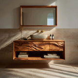 Modern Wooden Bathroom Vanity For Bathroom Storage