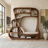 Minimalist Storage Bookcase For Modern Bedroom Interior