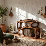 Scandinavian Record Player Cabinet For Living Room Space