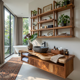 Handcrafted Floating Vanity For Elegant Bathroom