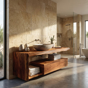 Modern Floating Bathroom Vanity For Spa