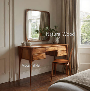 Handmade Vanity Desk With Drawers For Bedroom