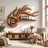 Handcrafted Modern Wine Rack Wall Mounted For Kitchen