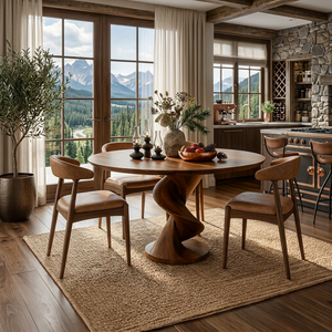 Modern Round Dining Table For Contemporary Dining Space