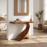 Rustic Chic Console Table Entryway Design