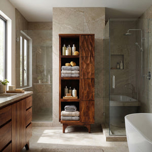 Modern Wooden Bathroom Cabinet For Spa Interior