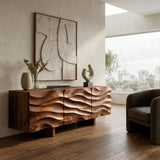Organic Modern Wood Sideboard For Living Room
