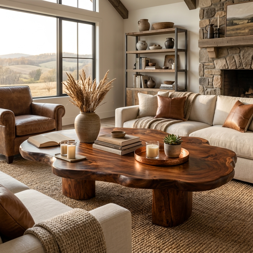Modern Wooden Coffee Table For Contemporary Interior