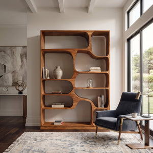 Artistic Bookcase For Living Room Or Bedroom