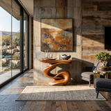 Handcrafted Accent Table Furniture Decor
