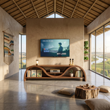 Contemporary Organic TV Stand For Entertainment Interior