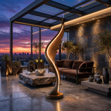 Contemporary Soaring Wing Floor Lamp For Modern Lounge