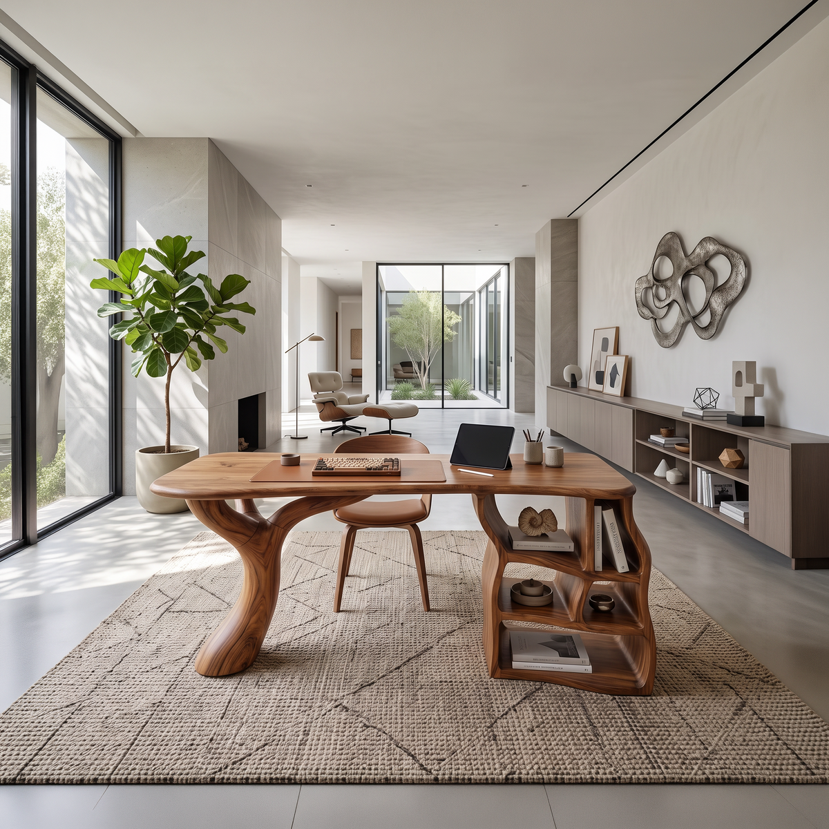 Artistic Sculptural Writing Desk Home Office Bedroom