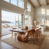 Scandinavian Irregular Dining Table For Everyday Dining Area