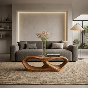 Organic Modern Coffee Table For Living Room Interiors