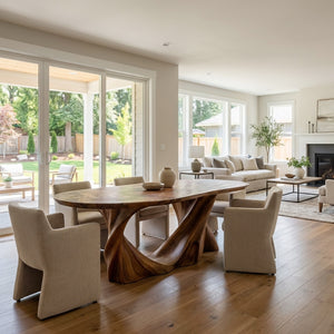 Modern Sculptural Dining Table Furniture For Dining Room