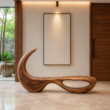 Luxury Bench With Architectural Curved Opening For Designer Homes