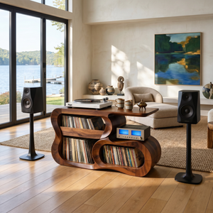 Contemporary Vinyl Record Cabinet For Studio Interior Space