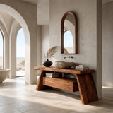 Modern Wooden Bathroom Vanity With Integrated Cabinet For Bathroom