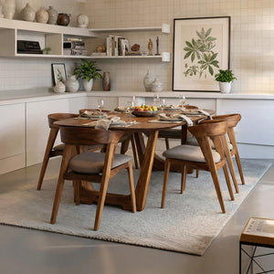 Modern Artistic Dining Table With Sculptural Presence For Dining Room