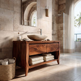 Contemporary Wooden Bathroom Vanity For Spa Or Bathroom