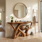 Organic Root Base Console Table Luxury Entryway