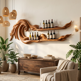 Coastal Wall Wine Rack For Beach House