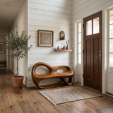 Organic Sculptural Bench For Luxury Entryway Decor