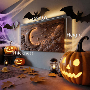 Rustic Halloween Wooden Wall Art For Living Room Or Bedroom