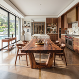 Minimalist Dining Table With Sleek Look For Dining Room