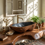 Solid Wood Sink Farmhouse Look For Bathroom Vanity Decor