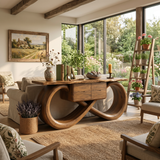Organic Sculptural Console Table Contemporary Hallway