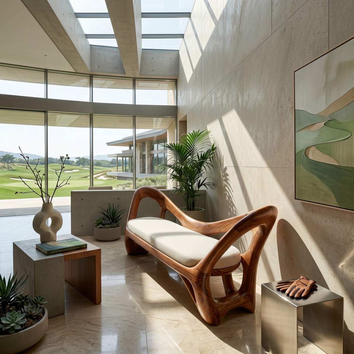 Modern Accent Bench Reading Nook
