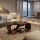 Modern Sculptural Coffee Table For Living Room Decor