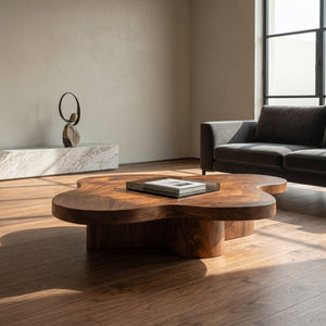 Organic Coffee Table With Unique Cloud-shapes For Living Room