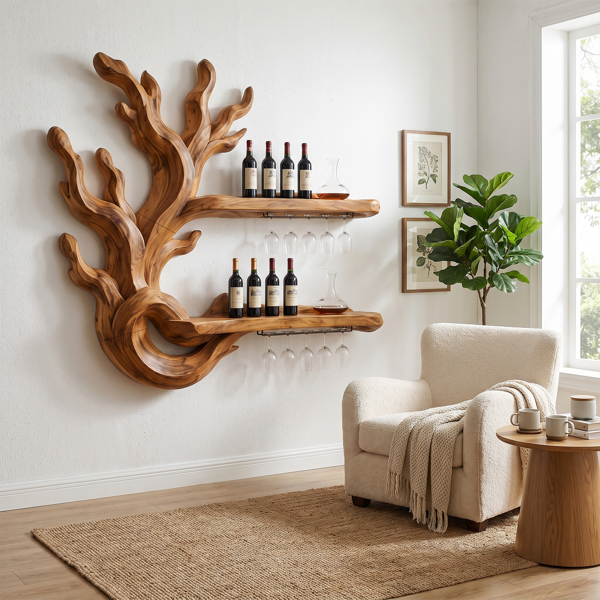 Modern Wine Bottle Storage For Dining Room