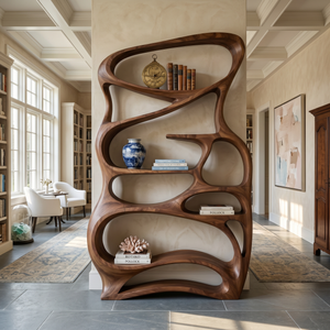Contemporary Reading Shelf For Peaceful Reading Corner