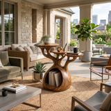 Japandi Multi Level Side Table Lakeside Living Room