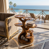 Contemporary Multi Tier Side Table Modern Home