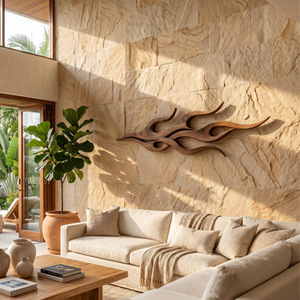Contemporary Relief Wall Sculpture For Creative Studio Interior