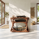 Contemporary Record Player Cabinet For Apartment Interior Space