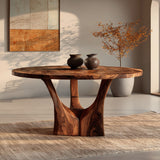 Modern Round Sculptural Dining Table For Kitchen Furniture